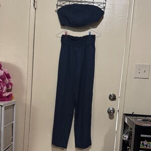 SHEIN Dark Blue two piece set